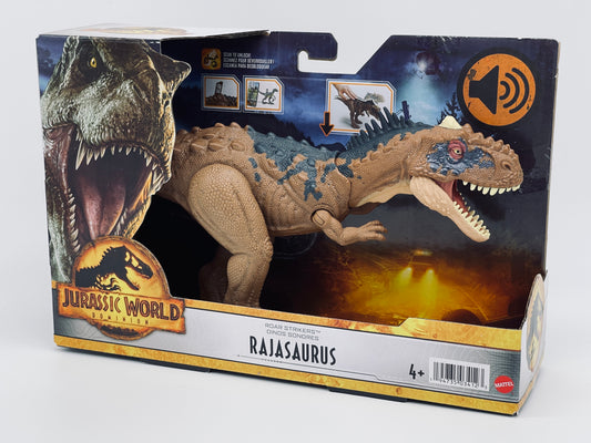 Jurassic World Dominion Rajasaurus Brüllattacke Roar Strikers mit Sound (Mattel)