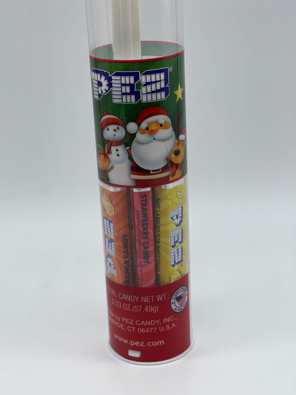 Tube PEZ Édition Noël « Bonhomme de neige » Coffret Collector USA (2022)