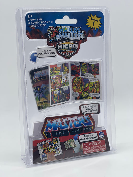 World's Smallest Micro "2-Pack Mini Comics" Masters of the Universe Serie #1