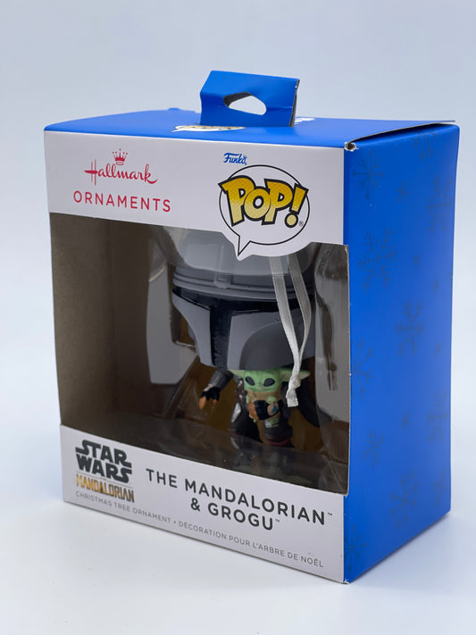 Hallmark Ornaments 2022 "The Mandalorian & Grogu" Star Wars Funko Pop Edition