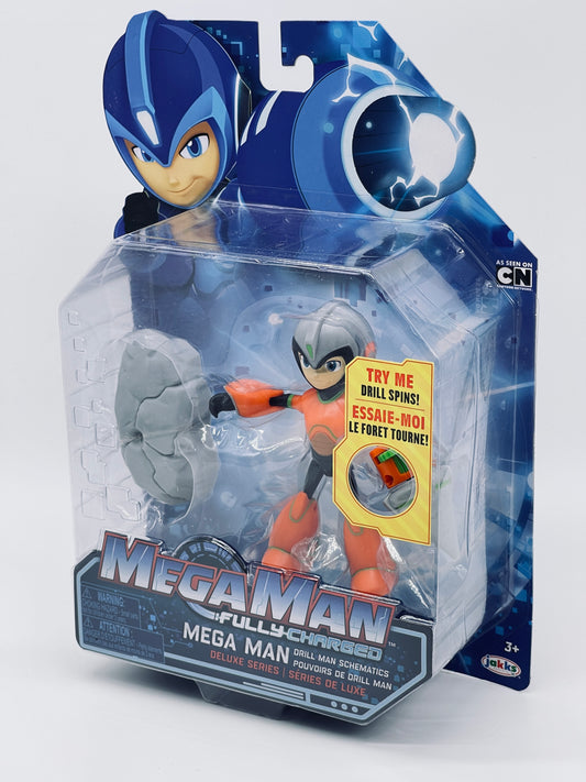 Mega Man - Fully Charged Deluxe Series "Spin Drill + Stein" (Jakks)