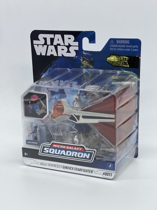 Star Wars Micro Galaxy Squadron "Asajj Ventress's Ginivex Starfighter" Launch Edition #0011