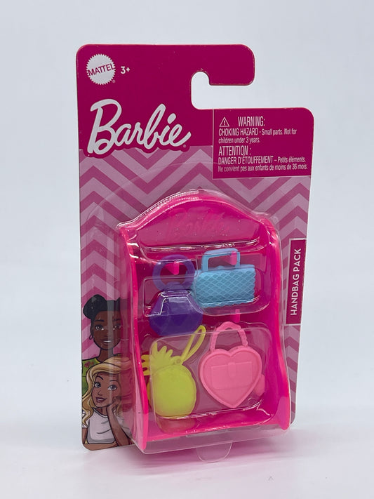 Barbie Zubehör Accessoires Regal mit Schuh Pack, Handtaschen, Kopf- Halsschmuck