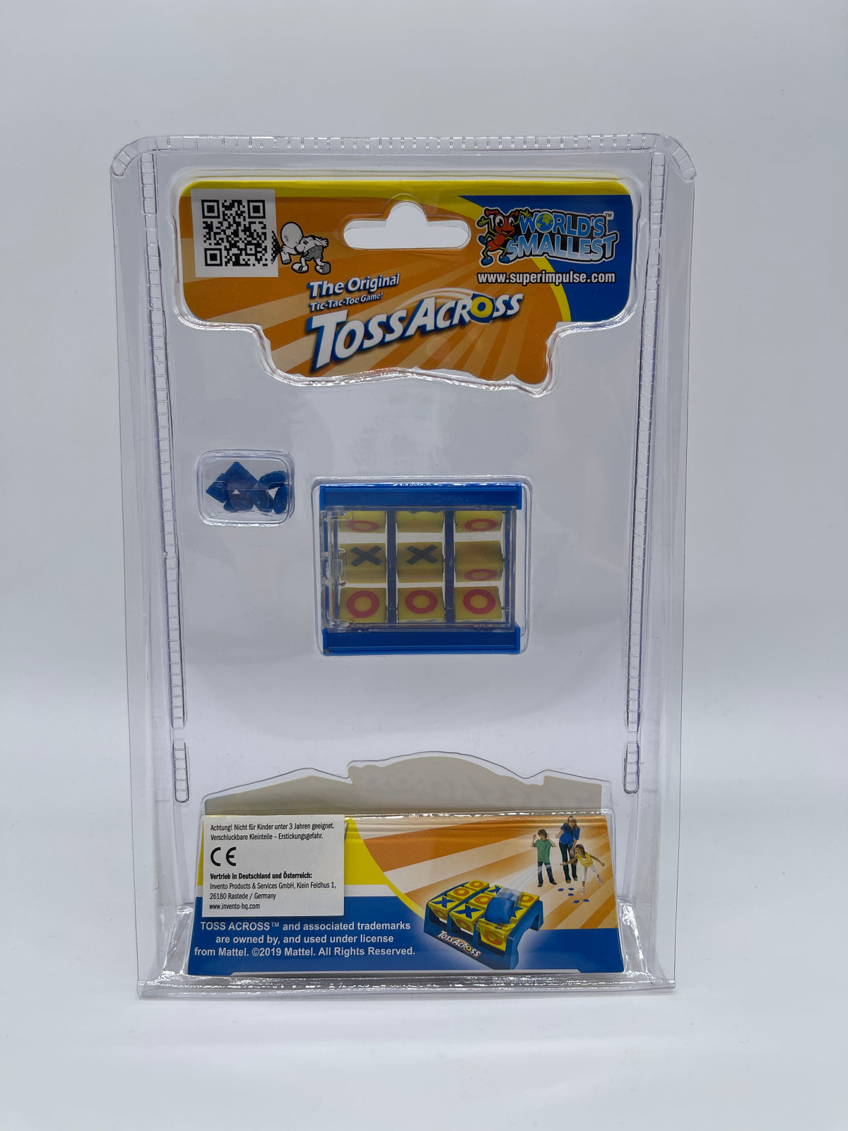 World's Smallest - Toss Across / Tic Tac Toe - Mattel Games 2019 - End of Toys Store