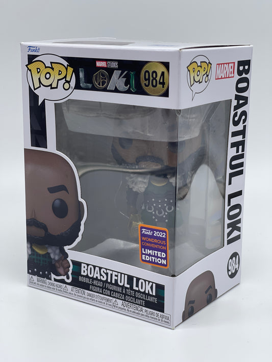 Funko Pop! "Boastful Loki" #984 Wondrous Convention Ltd. Edition Marvel Studios