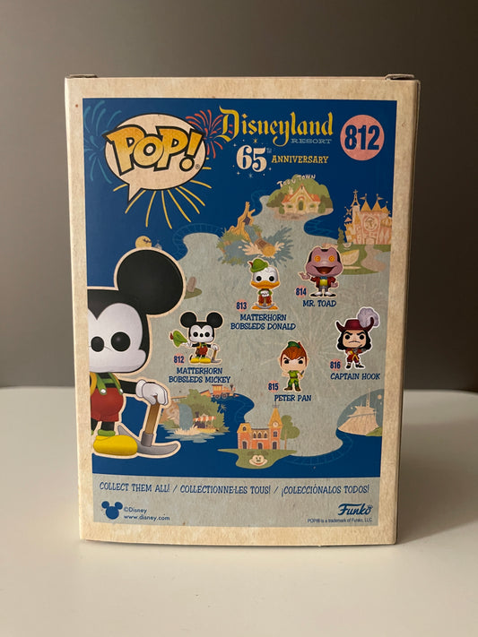 Funko POP 812 Matterhorn Bobsleds Mickey Disneyland Resort 65 Anniversary