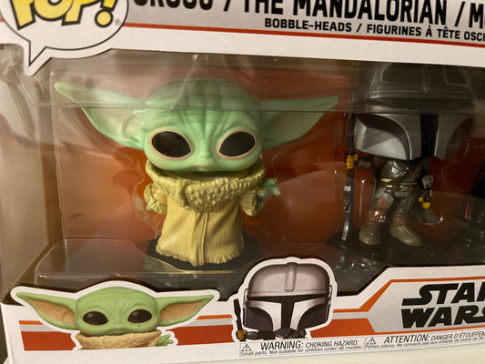 Funko POP 4-Pack "Grogu The Mandalorian Moff Gideon Incinerator Stormtrooper"