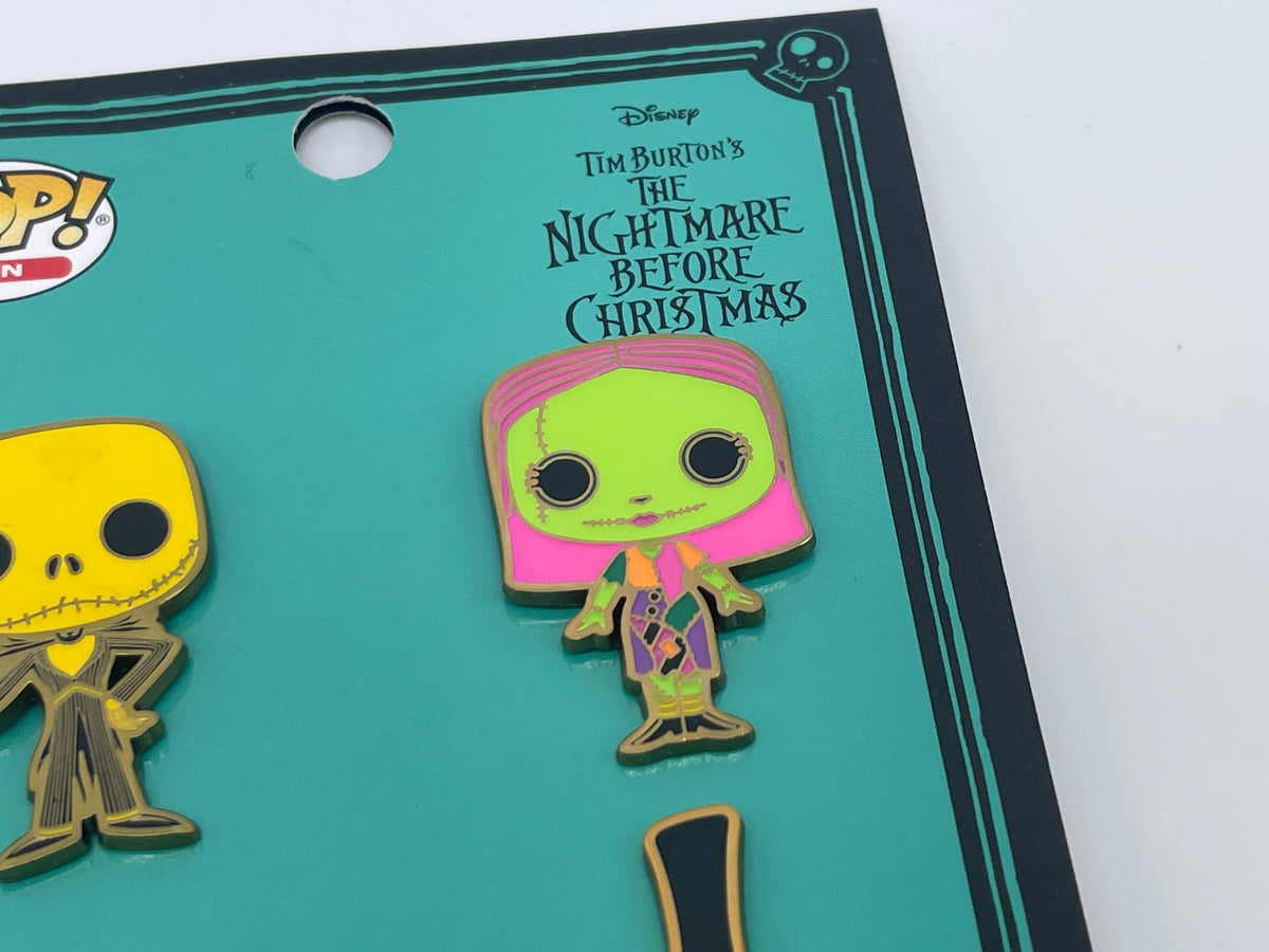 Pin's Funko Pop L'Étrange Noël de Monsieur Jack de Tim Burton, 4 pièces (2022)