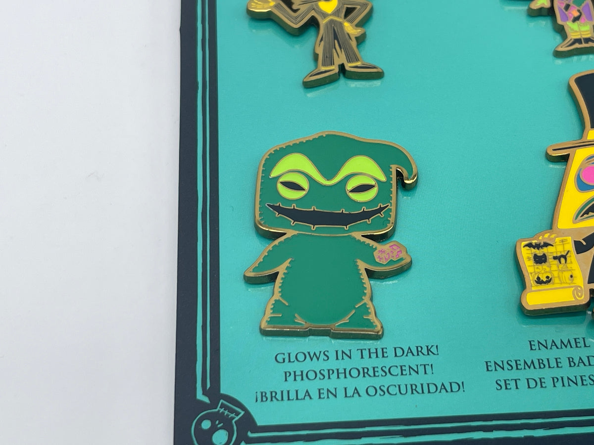 Pin's Funko Pop L'Étrange Noël de Monsieur Jack de Tim Burton, 4 pièces (2022)