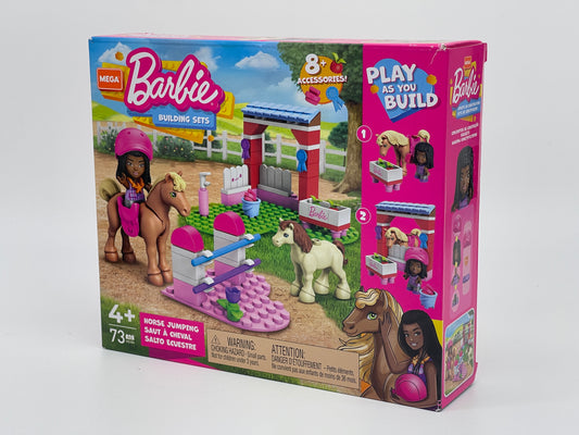 Barbie Building Sets "Pferdesprung Horse Jump" 73 Teile Mega Construx (Mattel)