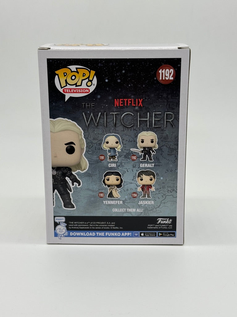 Funko Pop! Télévision « Geralt » Édition limitée The Witcher Netflix #1192 
