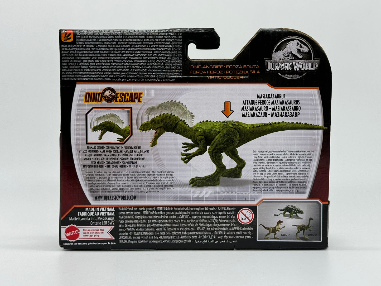 Jurassic World Camp Cretaceous "Masiakasaurus" Dino Escape Fierce Force Netflix