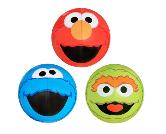 Sesamstraße "Strandball / Beachball 31cm" Elmo, Cookie Krümel Monster, Oscar