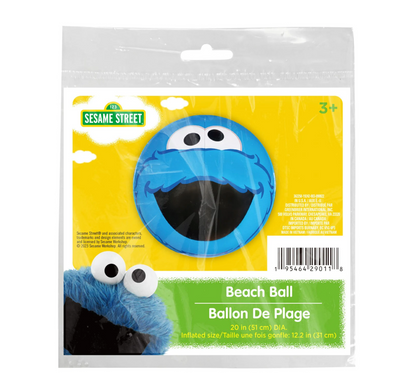 Sesame Street "Strandball / Beachball 31cm" Elmo, Cookie Krümel Monster, Oscar