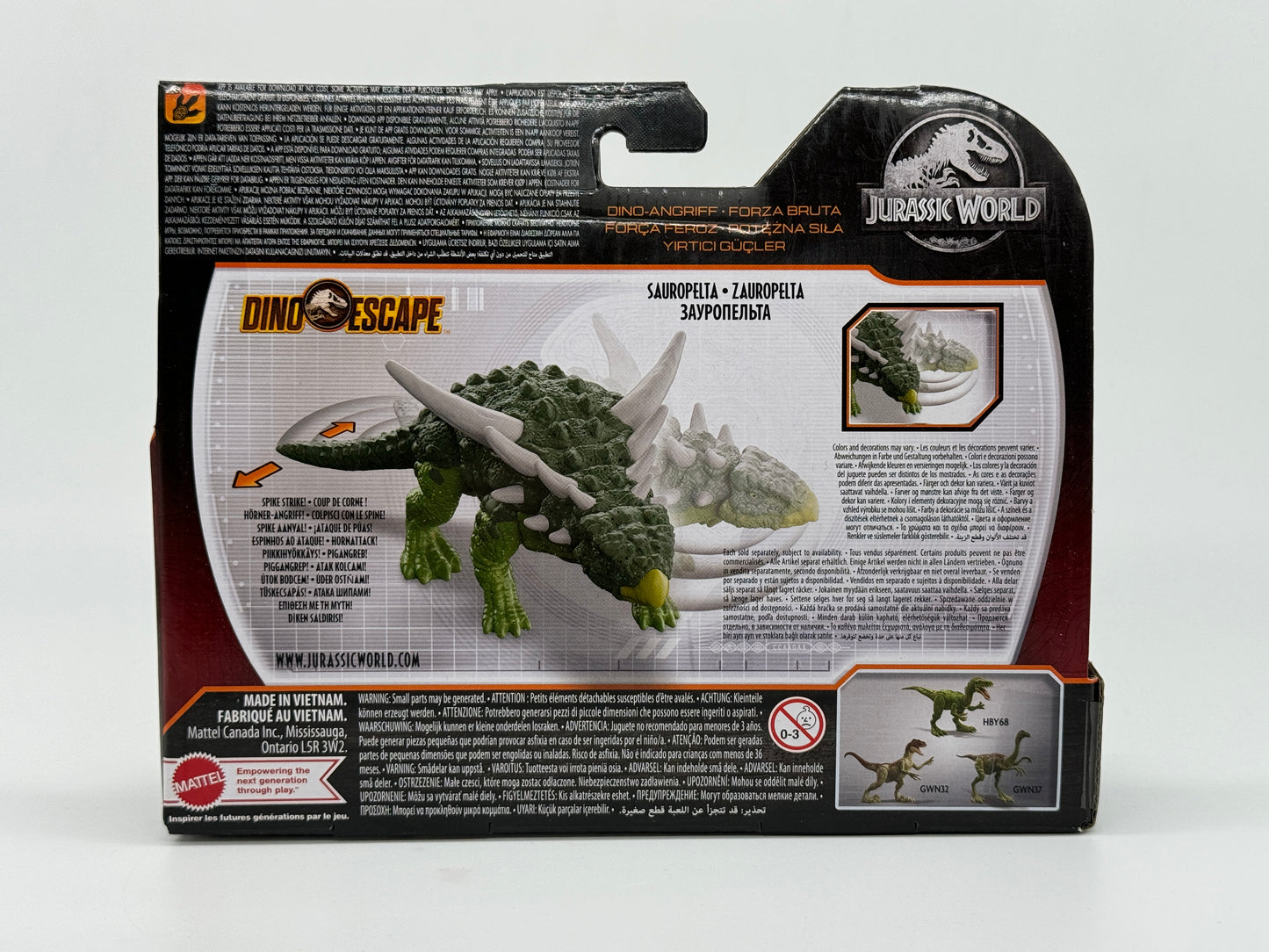 Jurassic World Camp Cretaceous "Sauropelta" Dino Escape Fierce Force Netflix