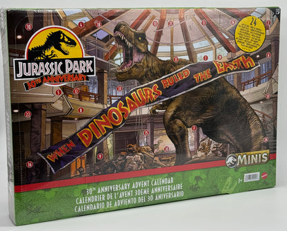 Jurassic Park Minis "Adventskalender" 30th Anniversary mit 30 Überraschungen 24 Türen