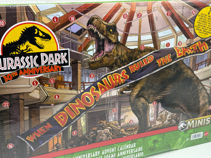 Jurassic Park Minis "Adventskalender" 30th Anniversary mit 30 Überraschungen 24 Türen