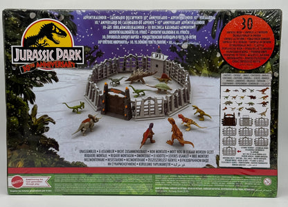 Jurassic Park Minis "Adventskalender" 30th Anniversary mit 30 Überraschungen 24 Türen