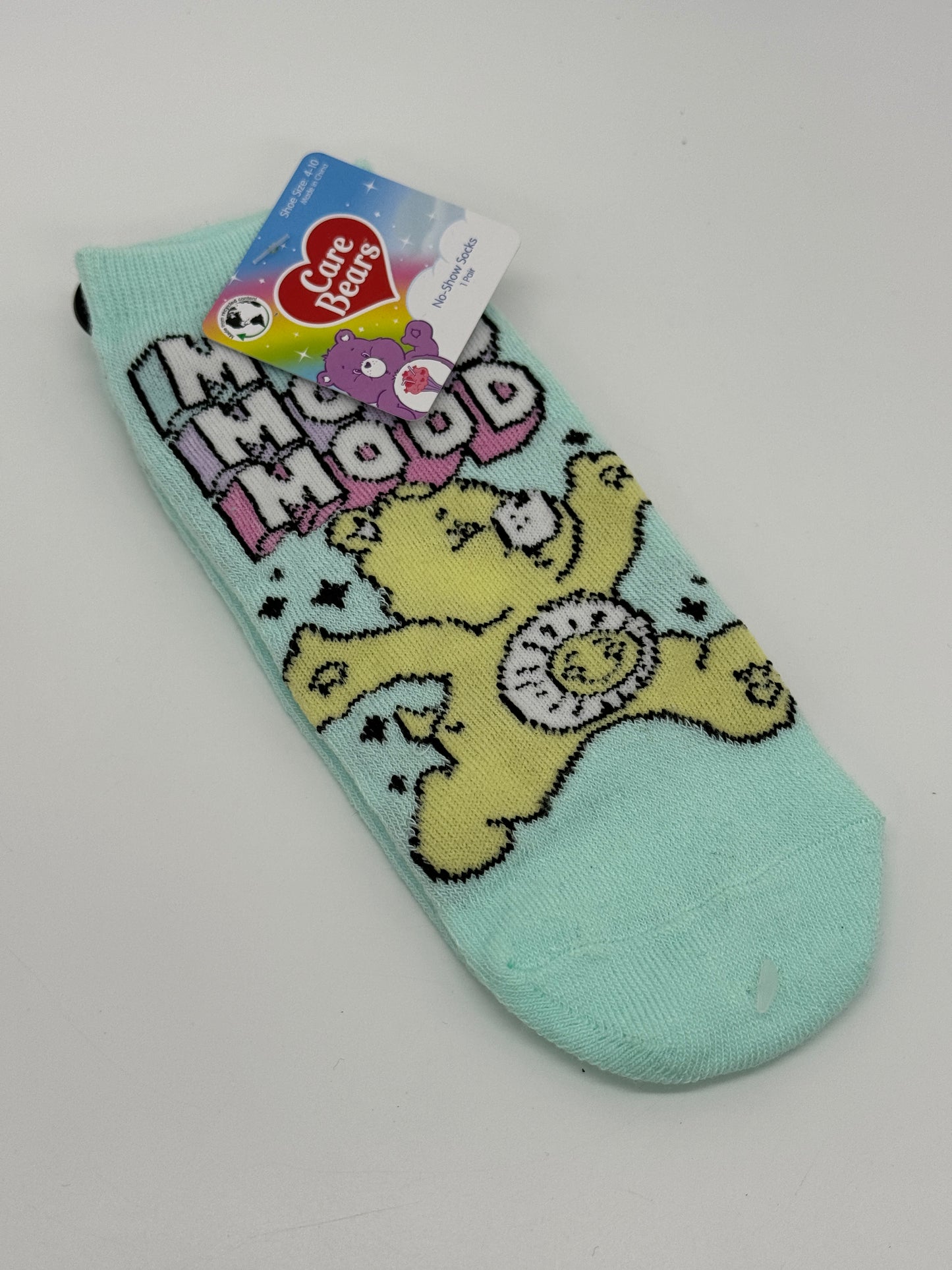 Care Bears "Socken Mood Mood Mood" Gr. 4-10 Türkis Vintage Look (Cloudco)