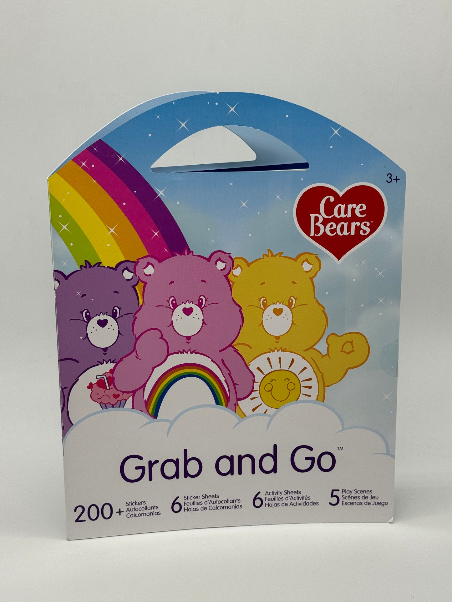 Care Bears Glücksbärchis "Grab and Go" Stickeralbum mit über 200 Sticker uvm.