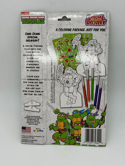 Teenage Mutant Ninja Turtles "Pop Out Malspaß Coloring Activity Kit" mit 50 Sticker