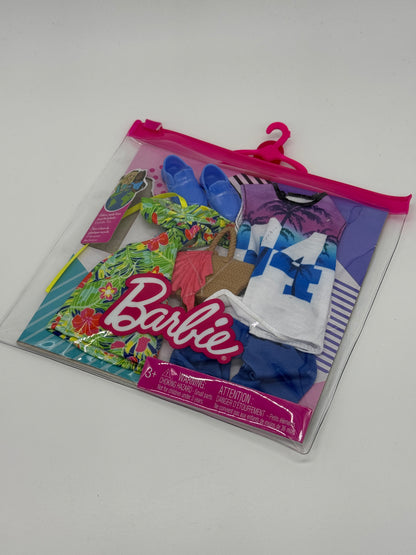 Barbie Ken Fashions Zubehör "Tropical Dress & Jersey" Big Pack mit Zubehör (Mattel)