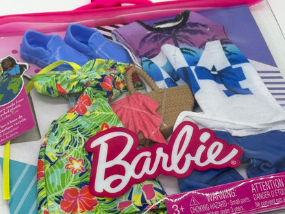 Barbie Ken Fashions Zubehör "Tropical Dress & Jersey" Big Pack mit Zubehör (Mattel)