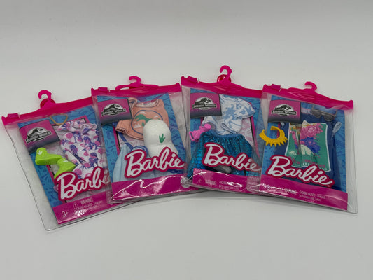 Barbie Zubehör "Jurassic World Outfits" verschiedene Varianten Universal Studios