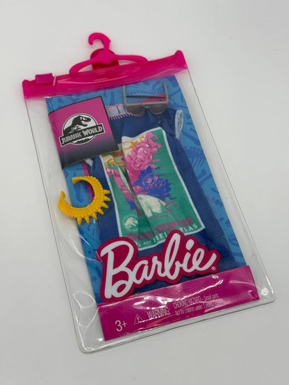 Barbie Accessories - Jurassic World Outfits - Different Variants Universal Studios 