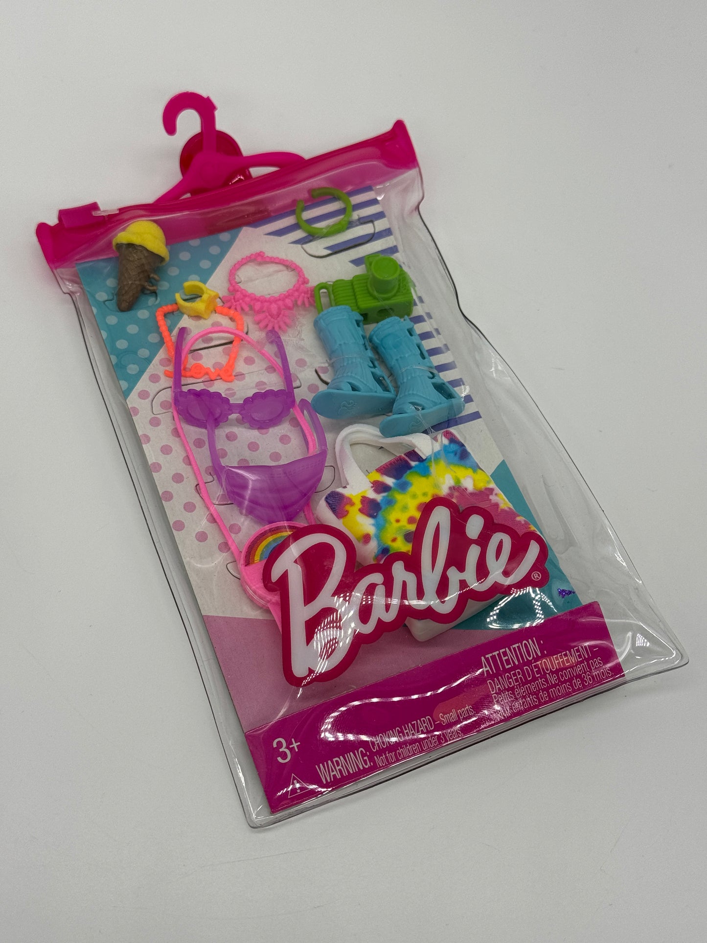 Barbie Fashions Zubehör "Römersandalen, Kamera, Eis, Tasche u.v.m."