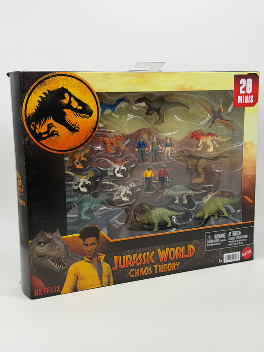 Jurassic World Chaos Theory "Set mit 20 Dinosauriern" Minis (2023)