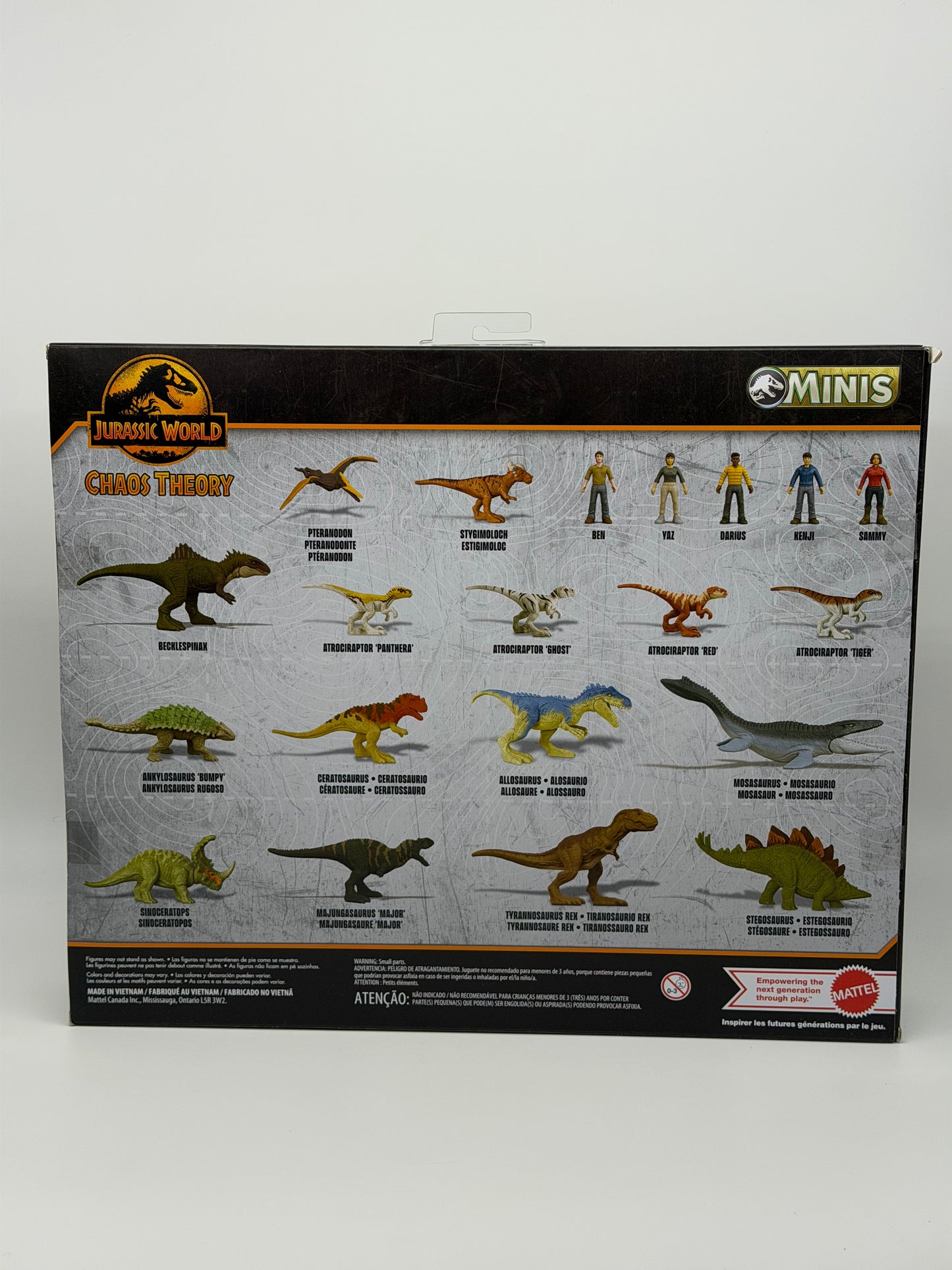 Jurassic World Chaos Theory "Set mit 20 Dinosauriern" Minis (2023)