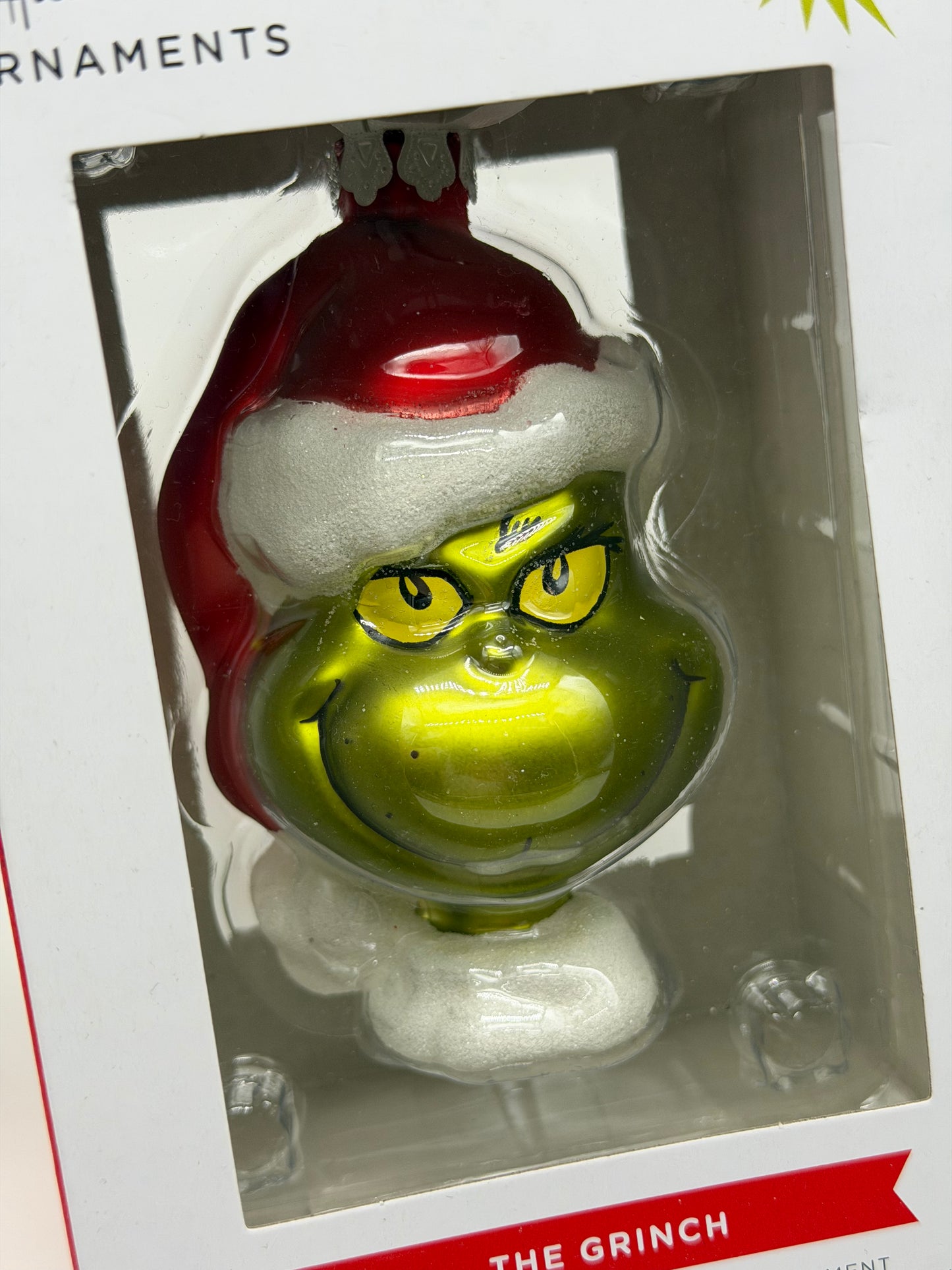 Hallmark Ornaments "The Grinch" Glas Ornament Weihnachtsbaum Ornament (2025)