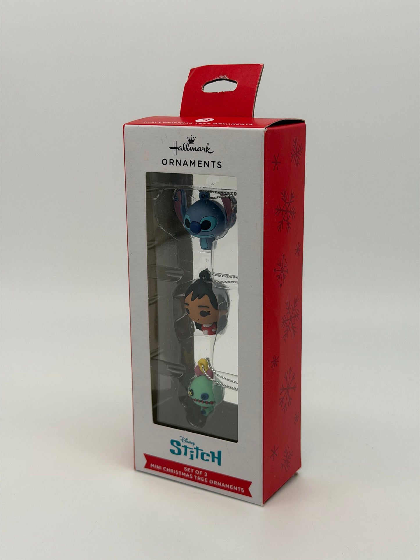 Hallmark Ornaments "Disney Stitch 3er Set" Mini Weihnachtsbaum Ornamente (2025)