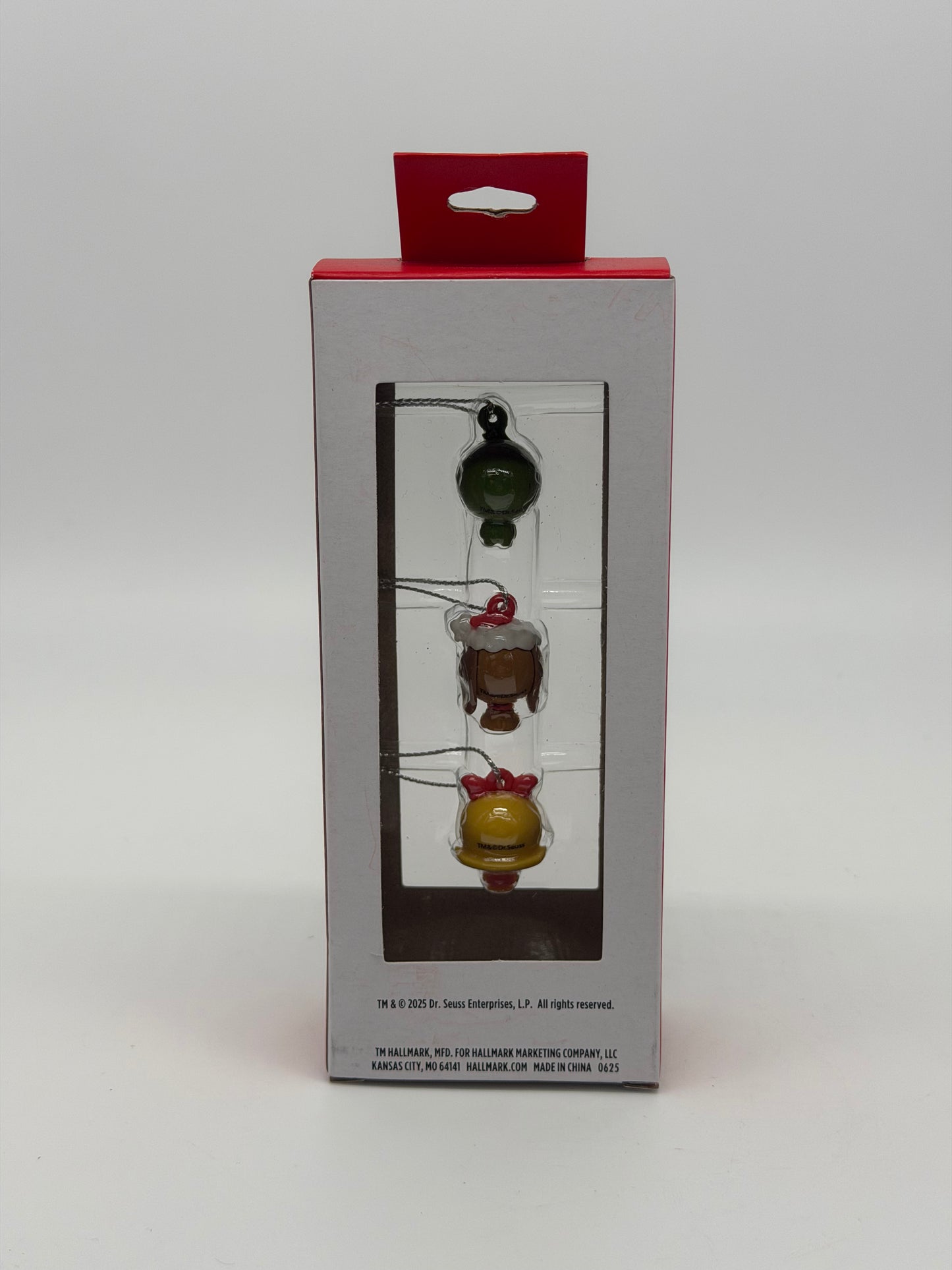 Hallmark Ornaments "The Grinch 3er Set" Mini Weihnachtsbaum Ornamente (2025)