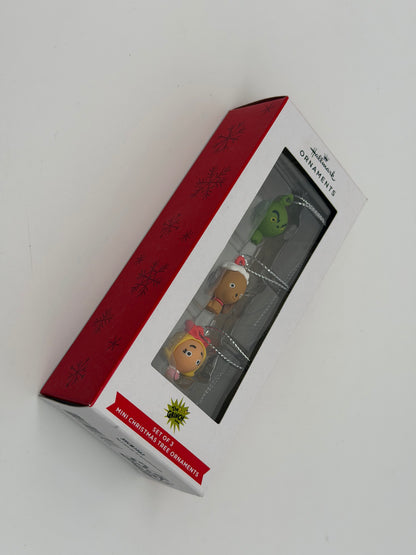 Hallmark Ornaments "The Grinch 3er Set" Mini Weihnachtsbaum Ornamente (2025)