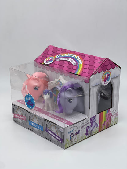 My little Pony "Cotton Candy, Glory, Blossom" 1983 Collection 40 Jahre B-WARE (2023)