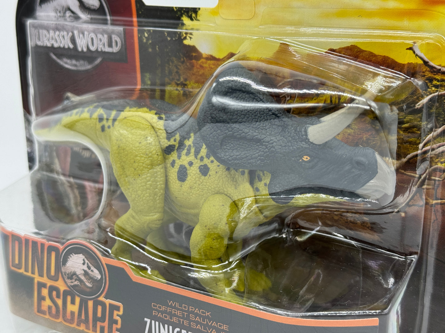 Jurassic World Dino Escape Wild Pack "Zuniceratops" Wildnis Set Wave 2