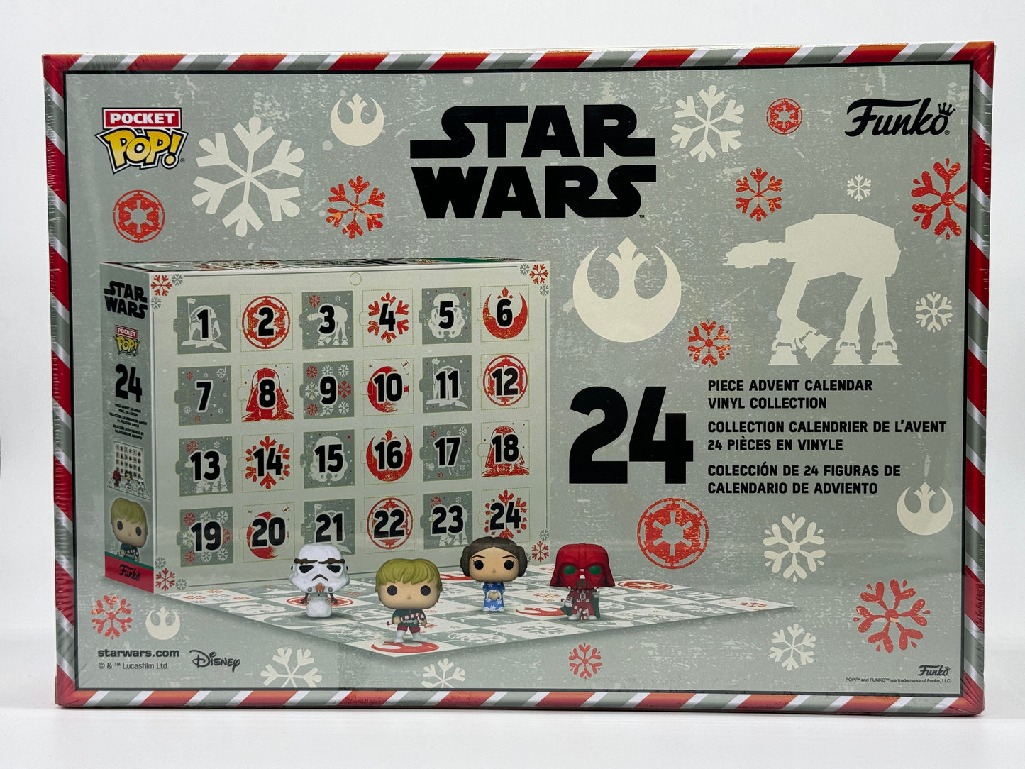 Funko Pocket Pop! Adventskalender "Star Wars Holiday" mit 24 Vinyl Figuren