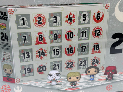 Funko Pocket Pop! Adventskalender "Star Wars Holiday" mit 24 Vinyl Figuren