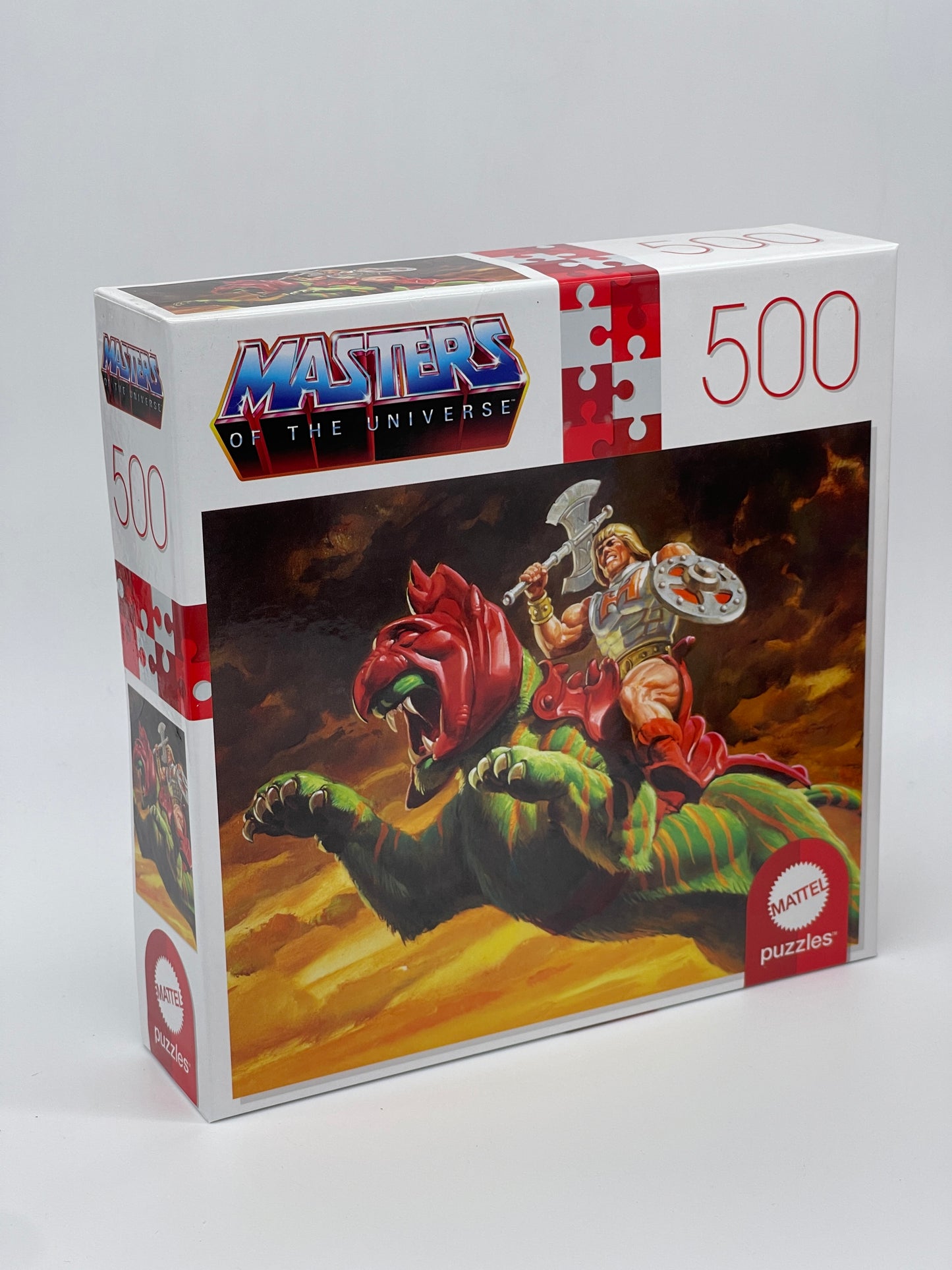 Masters of the Universe "Battle Cat" Puzzle 500 Teile mit Mini Poster 48 x 36 cm (Mattel)