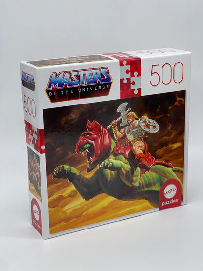 Masters of the Universe "Battle Cat" Puzzle 500 Teile mit Mini Poster 48 x 36 cm (Mattel)