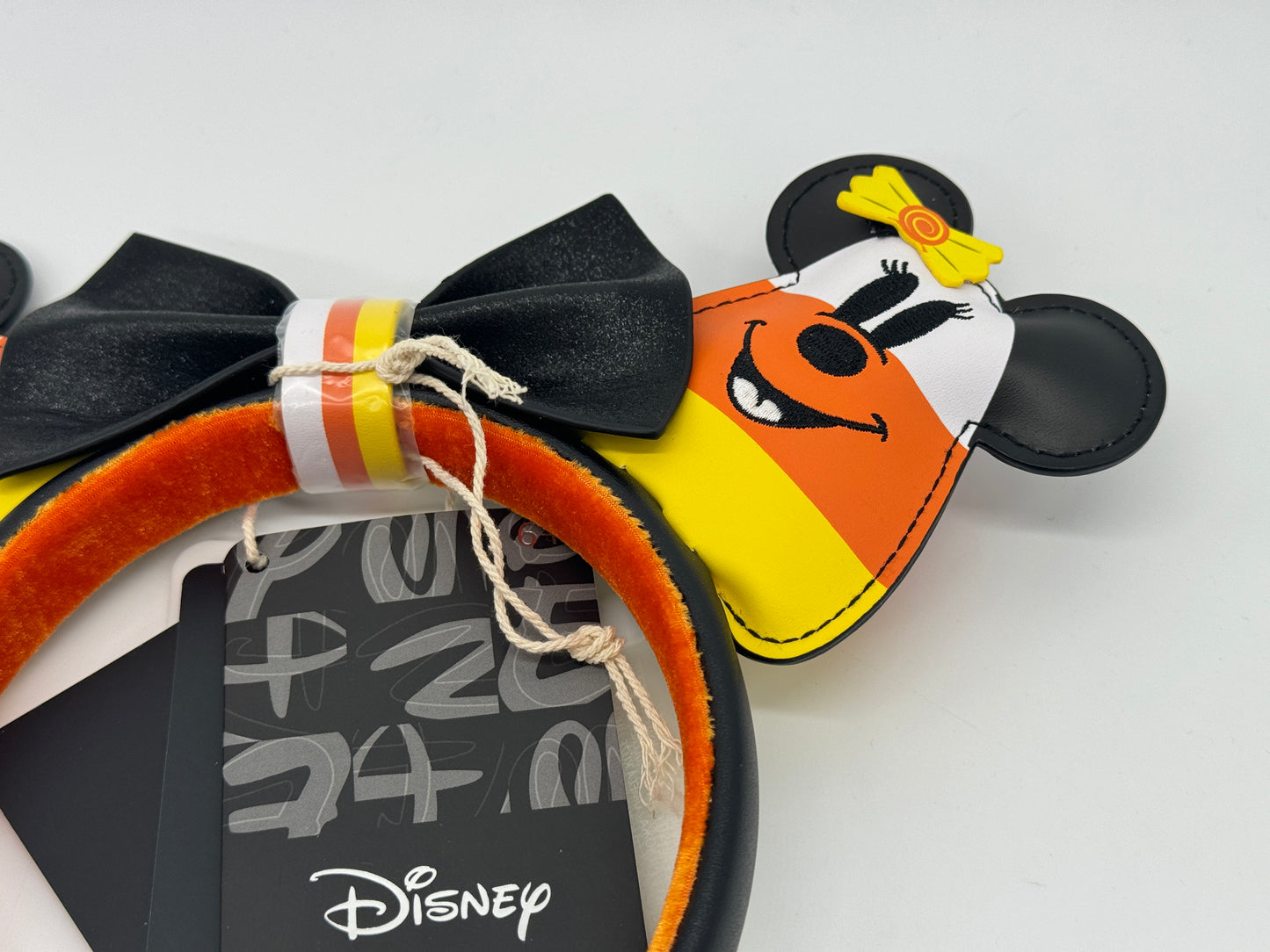 Disney by Loungefly Haarreif "Candy Corn Mickey & Minnie" Ohren, abnehmbare Schleife