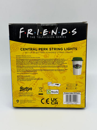 Friends "Lichterkette" Central Perk Coffee To-Go Becher Stil batteriebetrieben (10 Lichter)