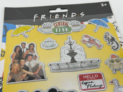 Friends "3D Sticker Aufkleber Set" Central Perk, Truthahn, Lobster u.v.m. (16 Sticker)