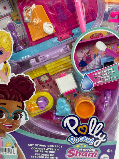 Polly Pocket "Kunstatelier Schatulle" Starring Shani mit 12 Pop & Swap Teilen (2021)