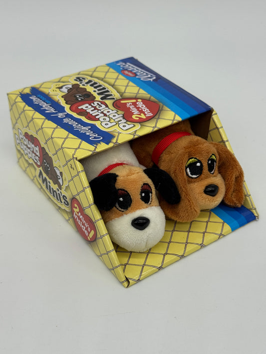 Pound Puppies Wauzi "2er Pack Mini's Classic" mit Adoptionszertifikat (2024)