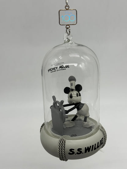 Steamboat Willie "Disney100 Eras Kollektion" Living Magic Sketchbook Ornament mit Leucht- & Soundeffekten