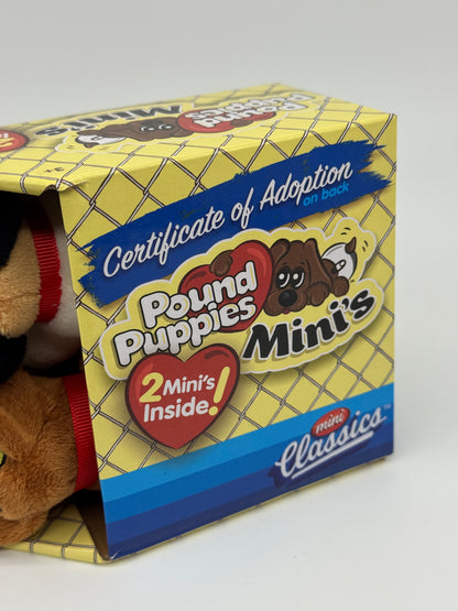 Pound Puppies Wauzi "2er Pack Mini's Classic" mit Adoptionszertifikat (2024)