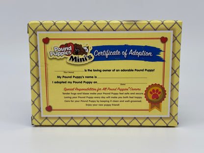 Pound Puppies Wauzi "2er Pack Mini's Classic" mit Adoptionszertifikat (2024)